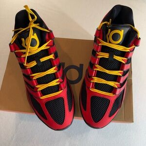 Nike KD 18 Fire Red Black Basketball Shoes Men’s Size 12 NIB